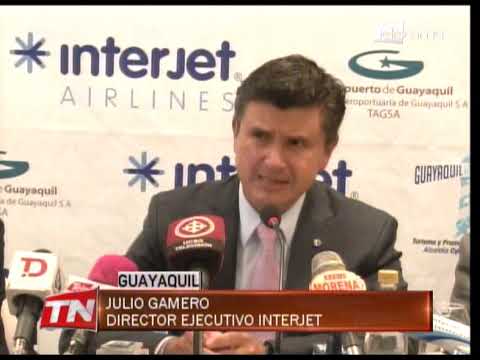 Interjet empezó sus operaciones entre Guayaquil, México y Cancún