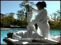 Thai massage by the pool, at Ananda spa...