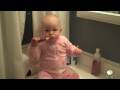 Audrey Brushing Her Teeth
