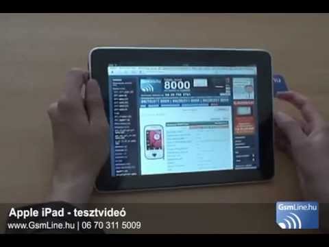 Apple iPad 3G 64GB teszt vide�