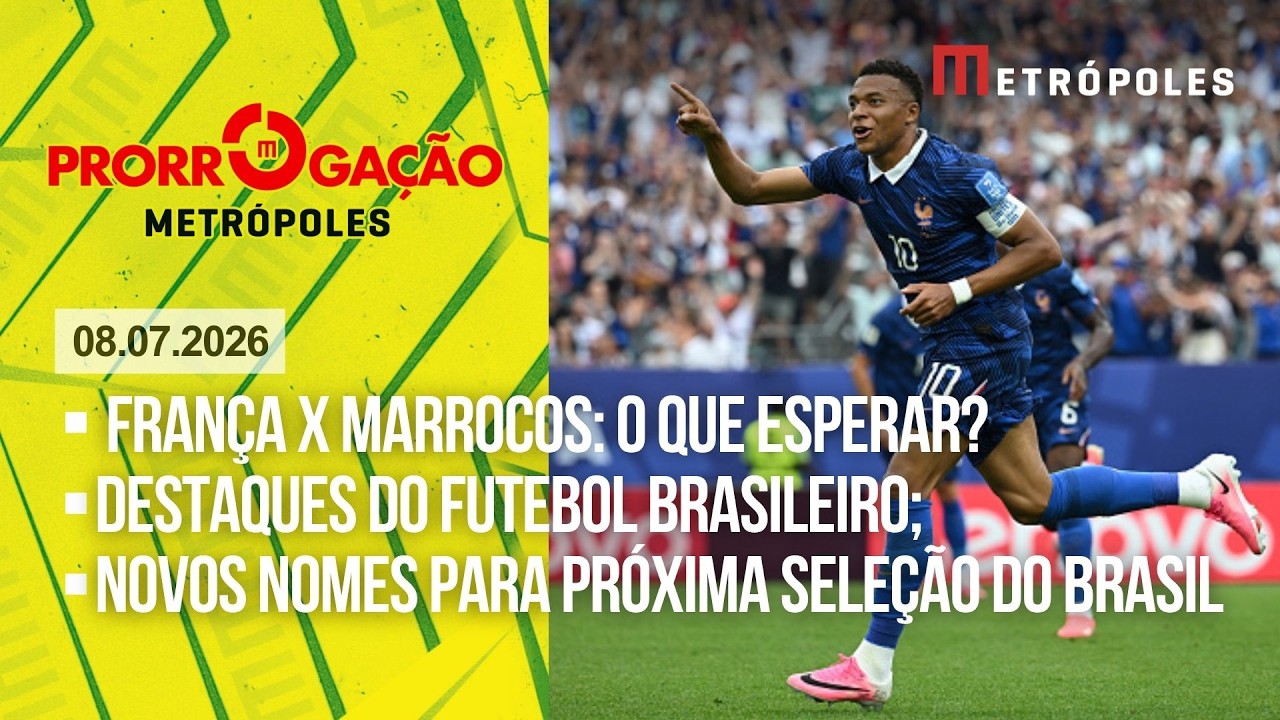 ÍNTEGRA: França x Marrocos: quem chega à semifinal da Copa?