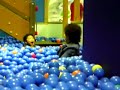 in a ball pool w/ granma in a ball pool w/ granma