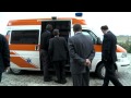 Ein Krankenwagen für das Kosovo.
