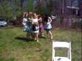 Throwing my bouqet XD
