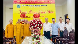 Đồng chí Nguyễn Chiến Thắng, Phó Bí thư Thường trực Thành ủy chúc mừng Phật đản Phật lịch 2567
