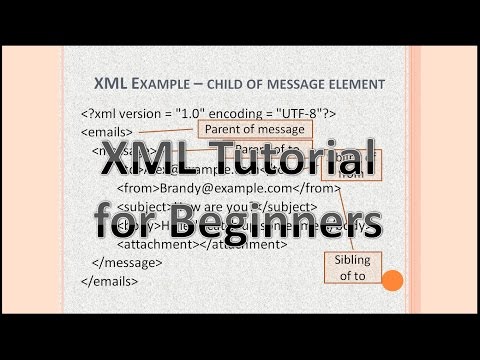 how to define xml file