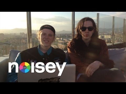 Peace - You Should Subscribe Here Now: http://bit.ly/VErZkw We met up with Harrison and Dom from our Brum buddies Peace at Primavera, to bombard them with YouTube co...