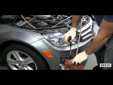 BENZWERKS HOW TO OIL AND FILTER CHANGE