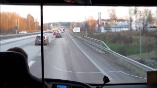 Bus Ride Finland: Lohja to Helsinki.