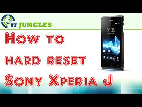 how to recover xperia j