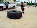 920lbs tire flip for 60ft