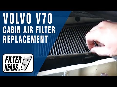 Cabin air filter replacement- Volvo V70