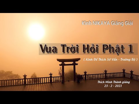 Kinh NIKAYA Giảng Giải - Vua Trời Hỏi Phật 1 _ Kinh Đế Thích Sở Vấn _ Trường Bộ