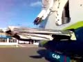 sky airline boeing 737 200 increible video