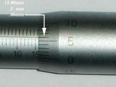 how to read a micrometer