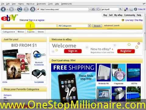 how to search for a seller on ebay