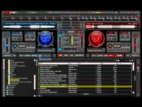 how to sync virtual dj with mixer