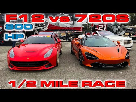 F12berlinetta vs 720S