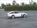 BRE themed 240z (280z) L28 at motorkhana QLD
