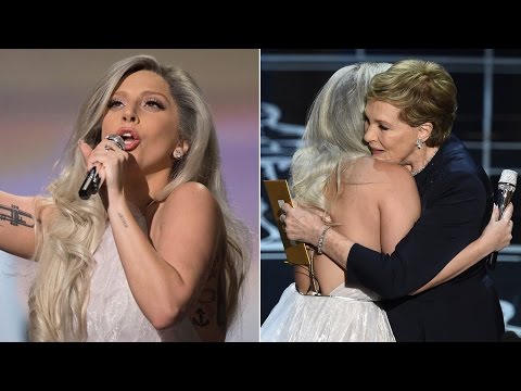 Internet reacts to Lady Gaga's 'Sound of Music,' Julie Andrews' hug at Oscars 2015