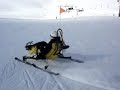 Skicart railing then downhill skiing Stendalsbacken Åre 2005