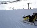 Skicart railing then downhill skiing Stendalsbacken Åre 2005