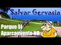 candás se sigue aparcando en la zona verde de gervasia