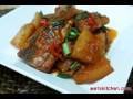 Korean Food: Spicy Mackerel Fish Stew (고등어 조림)