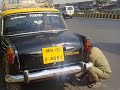 Taxi puncture in Mumbai!