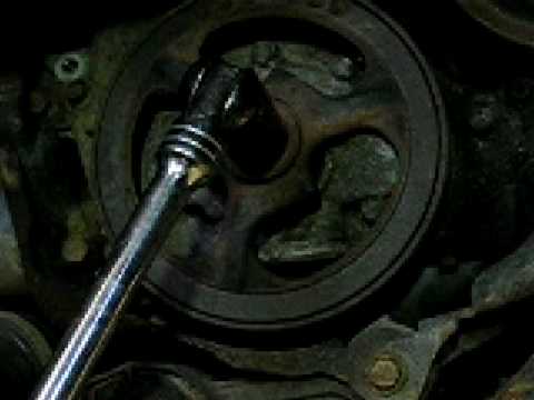 Removing Saturn crank pulley by bumping the starter – 95 SW2 DOHC