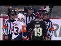 2010-05-12 | Ed Jovanovski Elbow On John Taveras ~> Ed Jovanovski was suspended for two games for this elbowing penalty on Jan. 9, 2010. ()