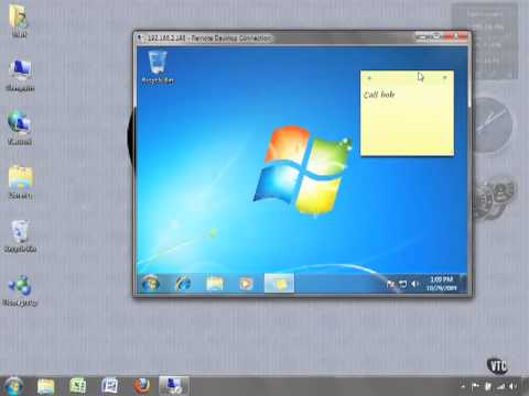 how to remote desktop windows 7