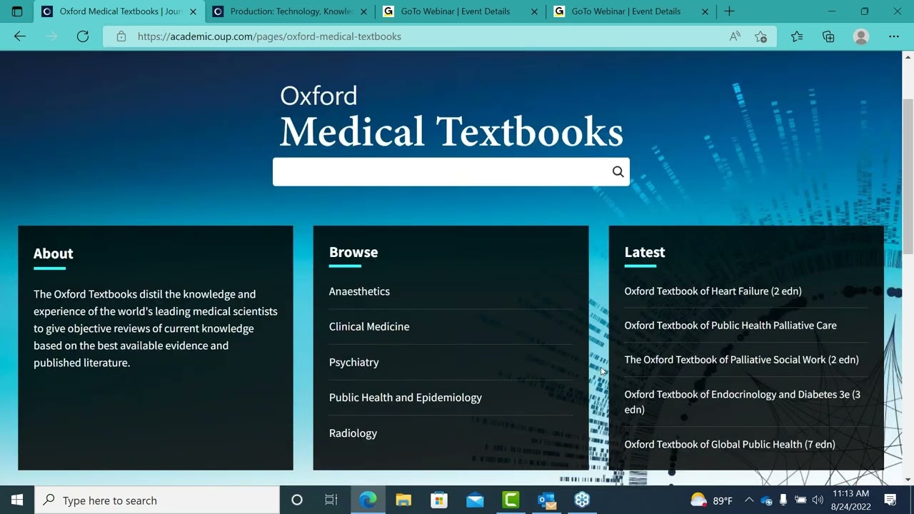 Books collections on the Oxford Academic Platform SS