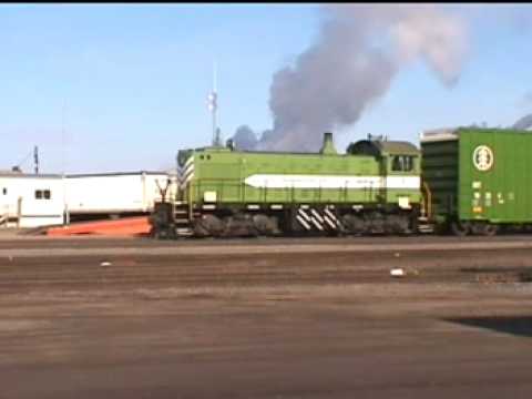ALCO - The MD&W has four ALCO S-2's that still earn their keep up in International Falls MN. which is known as the nation icebox. The first clip of #18 has just cro...