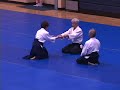 Aikido Coryl Crane Shihan certificate presentation from Doshu