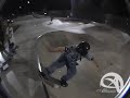 Skateboarding at the North and South Fontana Skateparks.