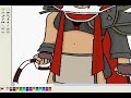 Runescape Drawing - Female in Bandos (Final Drawing)