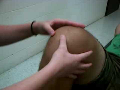 how to locate knee joint line