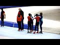 Merlijn Schenk schaatswedstrijd in Thialf 2009/12/03