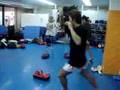 how to train step and front kick! ステップ&前蹴り かくくりTV
