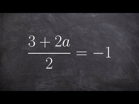 how to isolate a variable in the numerator