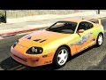 Toyota Supra Paul Walker (Fast and Furious) для GTA 5 видео 3