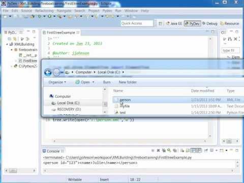 Python and XML Training | How to Create XML with Python and ElementTree Python and XML Training | How to Create XML with Python and ElementTree