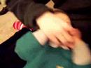 i took this video of oj one night when she was about 8 months old or so - it was in the winter of 2003.