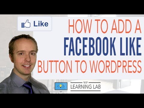 how to add facebook like button to wp