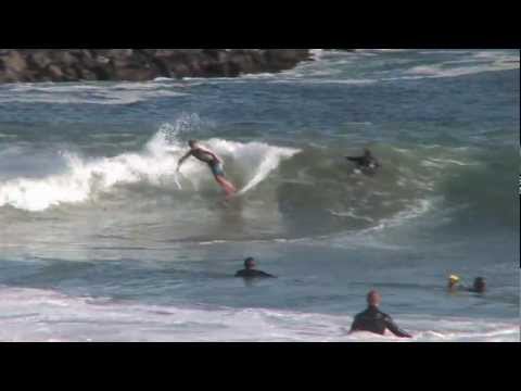 Skimboarding at The Wedge w/ Blair Conklin and Omar Meddeb - April 4, 2012
