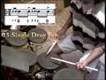 Clases de bateria- Rudimentos:ejercicio de drag#3 Clases de bateria- Rudimentos:ejercicio de drag#3