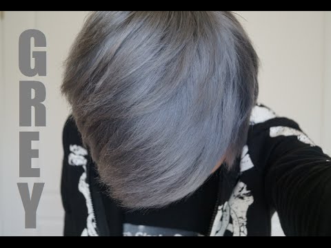 how to dye extensions grey