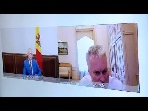 Președintele Republicii Moldova a avut o discuție online cu Președintele Republicii Lituania