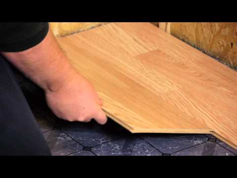 how to snap flooring